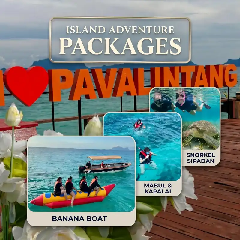 Multi-day adventure packages including overwater stay and hopping Pavalintang Resort